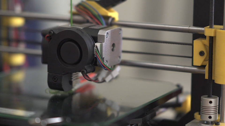 Screenshot of 3D Printer Printing